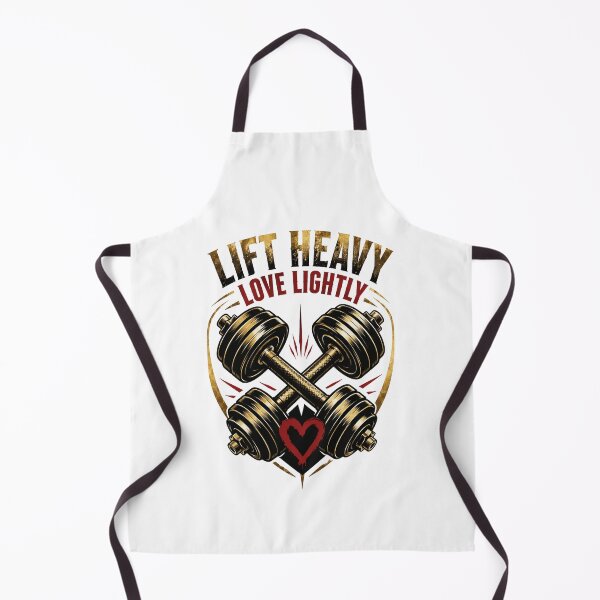 Item preview, Lift Heavy Love Lightly Gym Motivation Dumbbell T-Shirt Design designed and sold by Ashley critters.