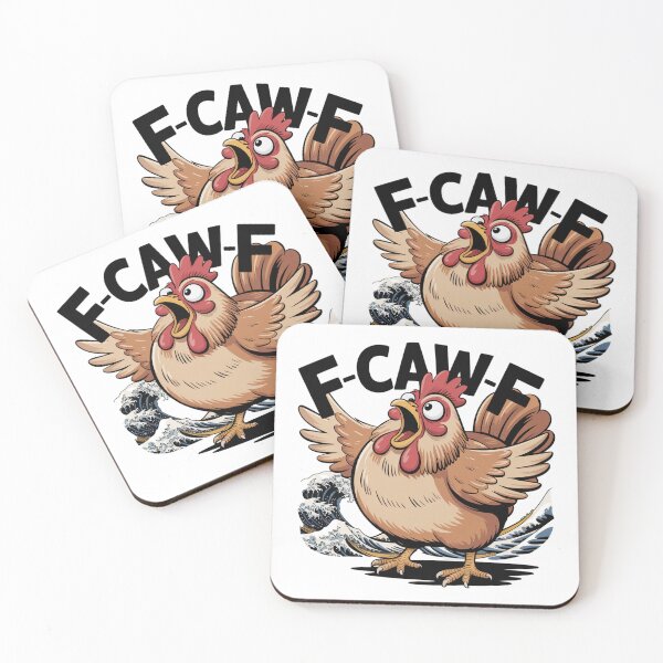 Item preview, Shocked Chicken in Japanese Woodblock Print Style designed and sold by Bloomkept.