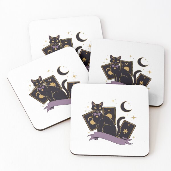 Item preview, Black Cat Tarot Ribbon Gift designed and sold by IllumeInk.