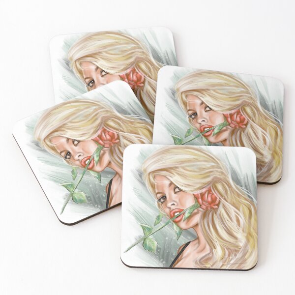 Item preview, Blonde Girl with Rose designed and sold by icongallery.