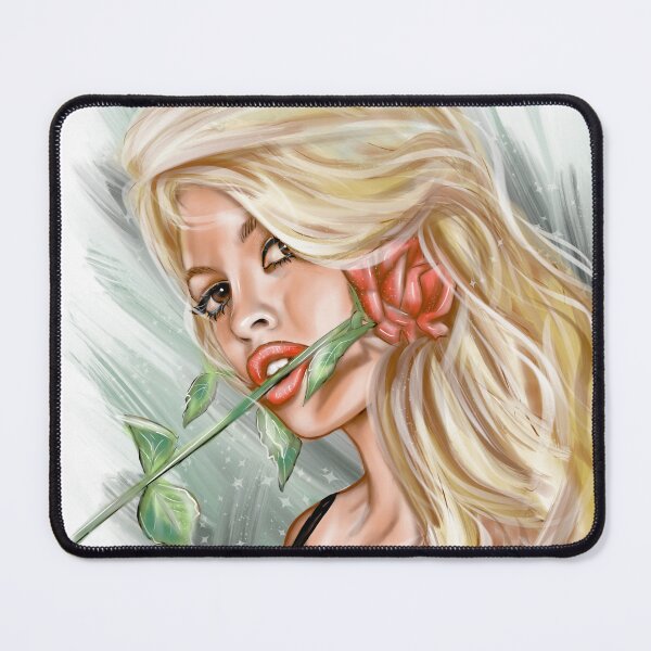 Item preview, Blonde Girl with Rose designed and sold by icongallery.