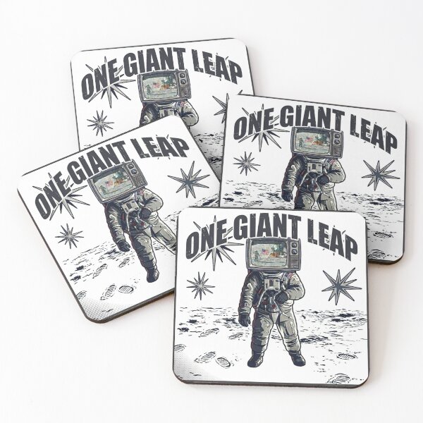 Item preview, Retro Astronaut TV Head One Giant Leap Design designed and sold by KelliesGrafix.