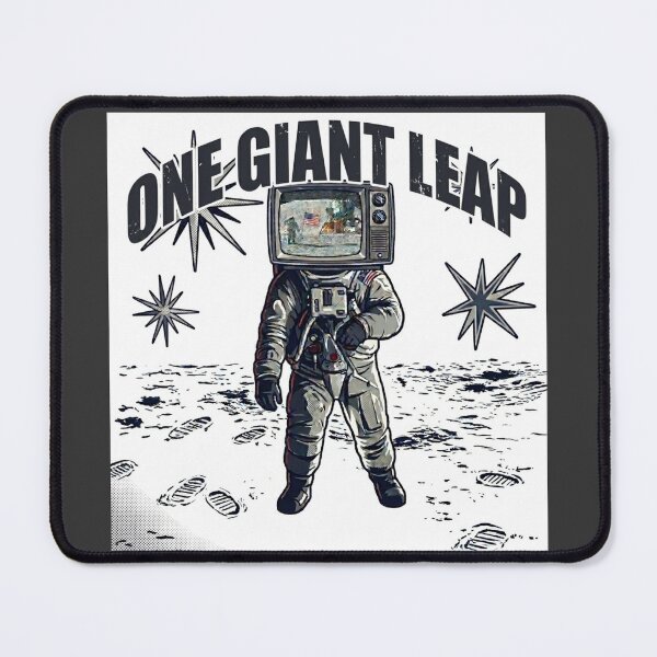 Item preview, Retro Astronaut TV Head One Giant Leap Design designed and sold by KelliesGrafix.