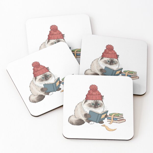 Item preview, Ragdoll Reading Club Cat Gift designed and sold by pumsquare.