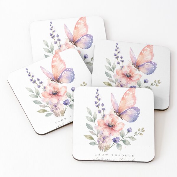 Item preview, Butterfly Bloom Watercolor Flora designed and sold by EchosAndInk.