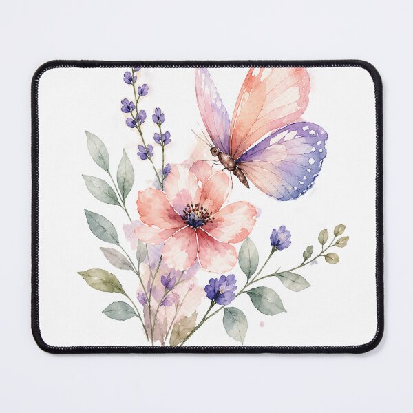 Item preview, Butterfly Bloom Watercolor Flora designed and sold by EchosAndInk.