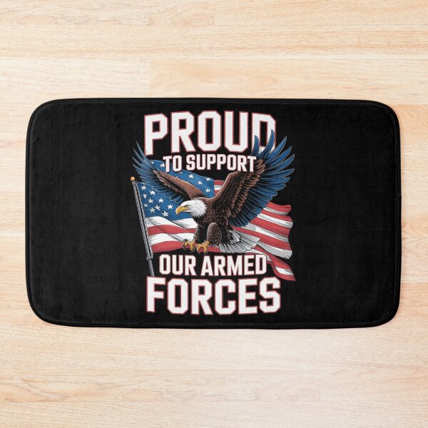 Item preview, Proud to Support Our Armed Forces — Eagle American Flag Shirt V4 designed and sold by DarylWelsh2024.