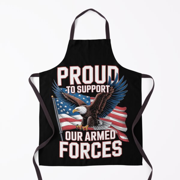 Item preview, Proud to Support Our Armed Forces — Eagle American Flag Shirt V4 designed and sold by DarylWelsh2024.