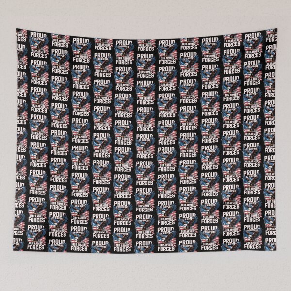 Item preview, Proud to Support Our Armed Forces — Eagle American Flag Shirt V4 designed and sold by DarylWelsh2024.
