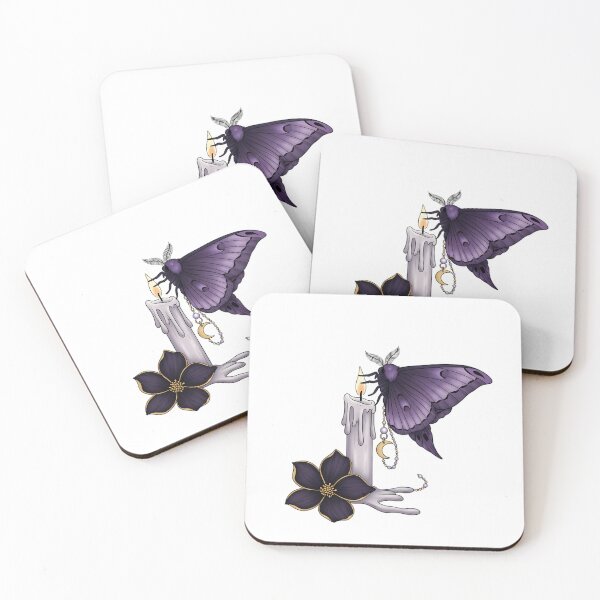 Item preview, Violet Moth Candle Gift designed and sold by IllumeInk.