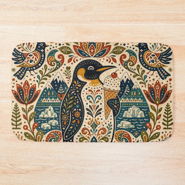 Item preview, Penguin’s Frosty Folk Fantasy designed and sold by ForeverPrintsOK.