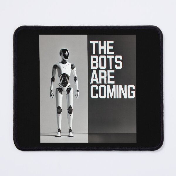 Item preview, Robot The Bots Are Coming AI Sci Fi Futuristic Android AI Tech Graphic Tee designed and sold by TEEJAMBOREE.
