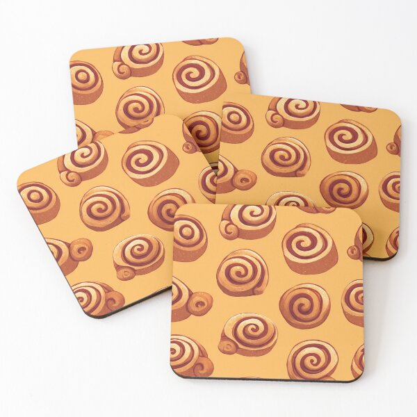 Item preview, Cinnamon Roll Pattern Sweet Pastry Bakery Foodie designed and sold by NicolasGlowArt.