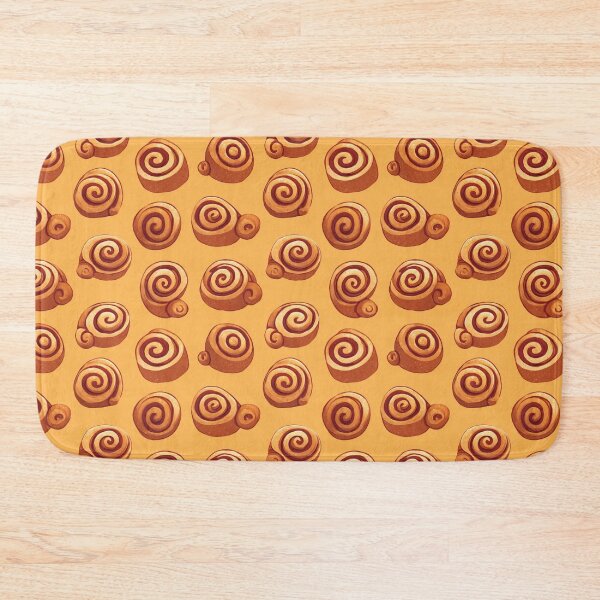 Item preview, Cinnamon Roll Pattern Sweet Pastry Bakery Foodie designed and sold by NicolasGlowArt.