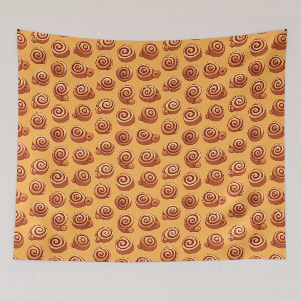 Item preview, Cinnamon Roll Pattern Sweet Pastry Bakery Foodie designed and sold by NicolasGlowArt.