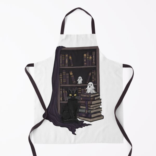 Item preview, Black Cat Library Ghost Gift designed and sold by IllumeInk.