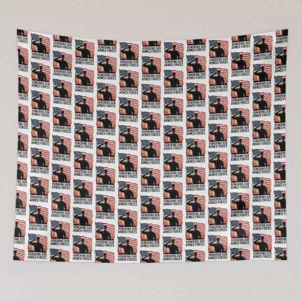 Item preview, Honoring Our Armed Forces — Saluting Soldier American Flag Shirt V2 designed and sold by DarylWelsh2024.