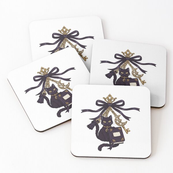 Item preview, Black Cat Journal Charm Gift designed and sold by IllumeInk.
