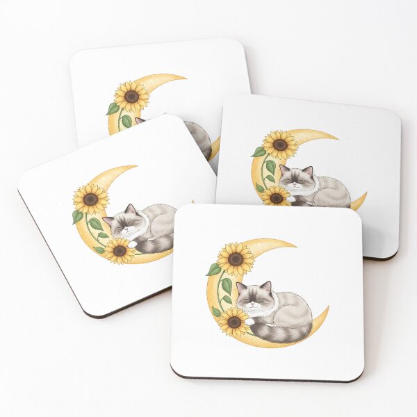Item preview, Sunflower Ragdoll Moon Gift designed and sold by pumsquare.