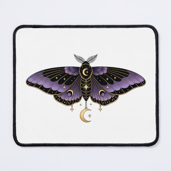 Item preview, Celestial Moth Moon Charm Gift designed and sold by IllumeInk.