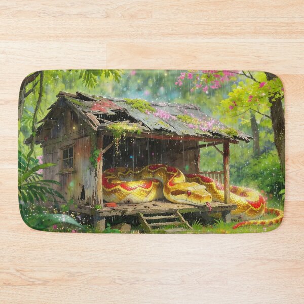Item preview, Golden Serpent in a Shack designed and sold by M-Y-A-R-T-.