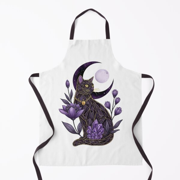 Item preview, Crystal Cat Crescent Bloom Gift designed and sold by IllumeInk.