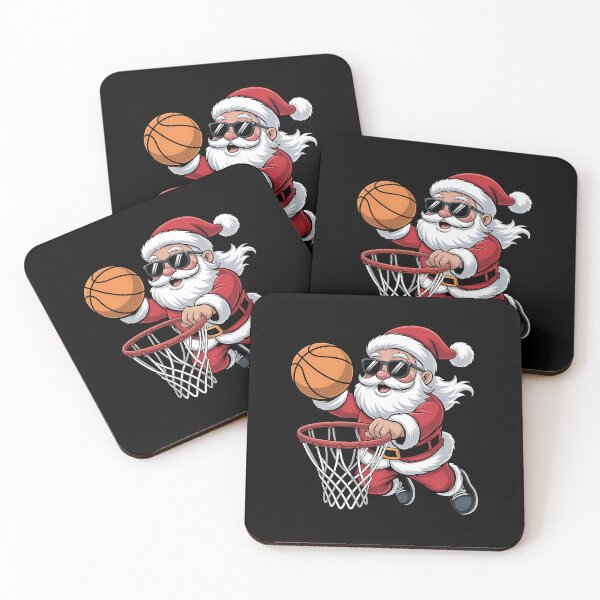 Item preview, Cool Santa Claus Slam Dunk Basketball Sunglasses Funny Christmas Hoops designed and sold by graphixpolash.