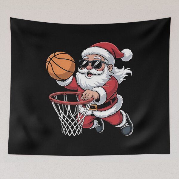 Item preview, Cool Santa Claus Slam Dunk Basketball Sunglasses Funny Christmas Hoops designed and sold by graphixpolash.