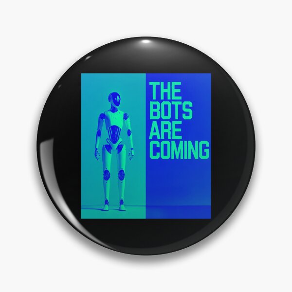 Item preview, Robot The Bots Are Coming AI Sci Fi Futuristic Android AI Tech Graphic Tee designed and sold by TEEJAMBOREE.