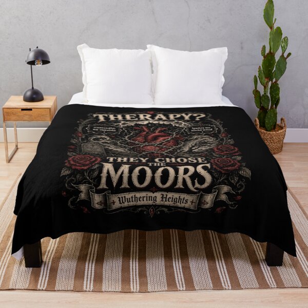 Item preview, Therapy They Chose The Moors Haunting Selected Wuthering Heights designed and sold by Fenay Designs.