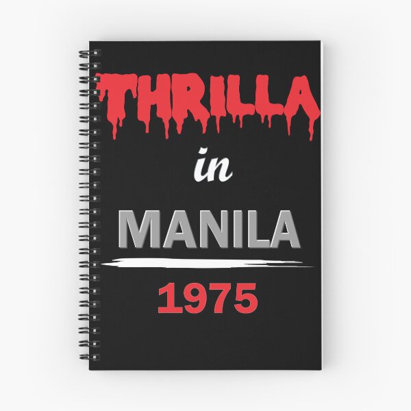 Item preview, Thrilla in Manila – Vintage Thriller Font Tribute designed and sold by simpledarkwavewisdom.