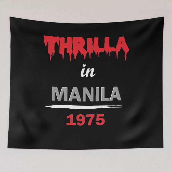 Item preview, Thrilla in Manila – Vintage Thriller Font Tribute designed and sold by simpledarkwavewisdom.