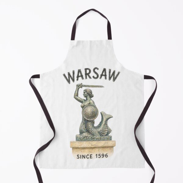 Item preview, Warsaw Mermaid – Vintage Syrenka Illustration designed and sold by JOANNASKAH.
