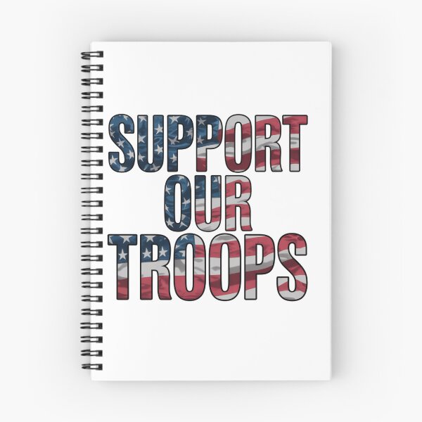 Item preview, Support Our Troops — American Flag Bold Typography Shirt V3 designed and sold by DarylWelsh2024.