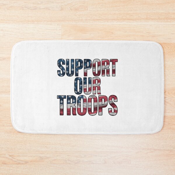 Item preview, Support Our Troops — American Flag Bold Typography Shirt V3 designed and sold by DarylWelsh2024.