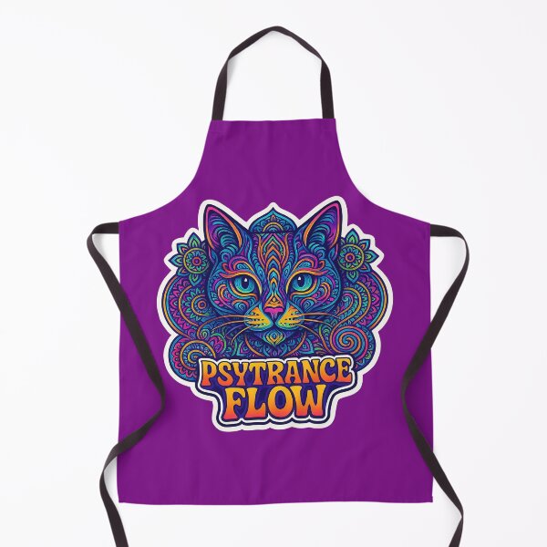 Item preview, Psytrance Flow Cat – Psychedelic Trance Art designed and sold by |TRSSHOP|.