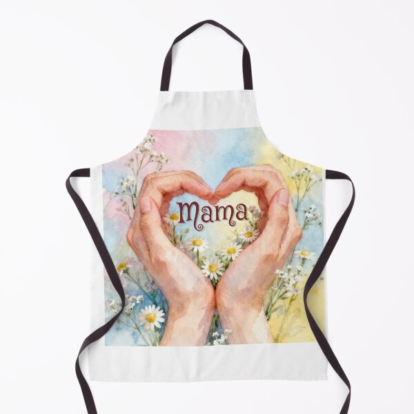 Artikelvorschau, Aquarell-Design mit Blumenherz für Mama – Niedliches Blumenherz für Mama, ästhetisches Geschenk zum Muttertag entworfen und verkauft von NoviaRobert.
