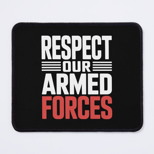 Item preview, Respect Our Armed Forces — Bold Military Star Shirt V2 designed and sold by DarylWelsh2024.