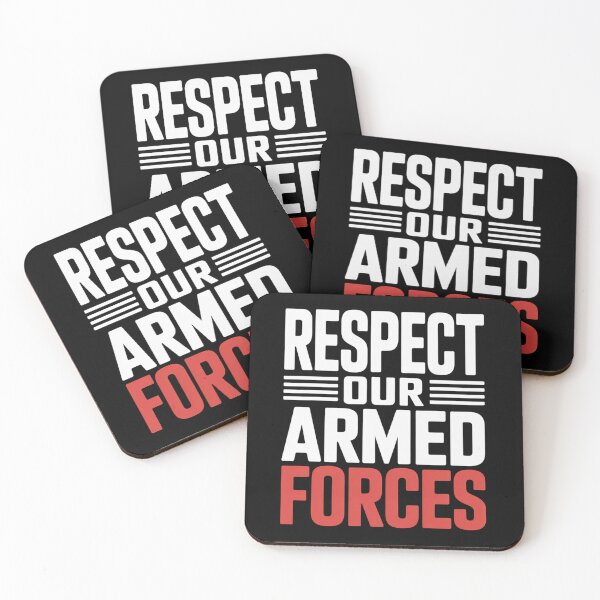 Item preview, Respect Our Armed Forces — Bold Military Star Shirt V2 designed and sold by DarylWelsh2024.
