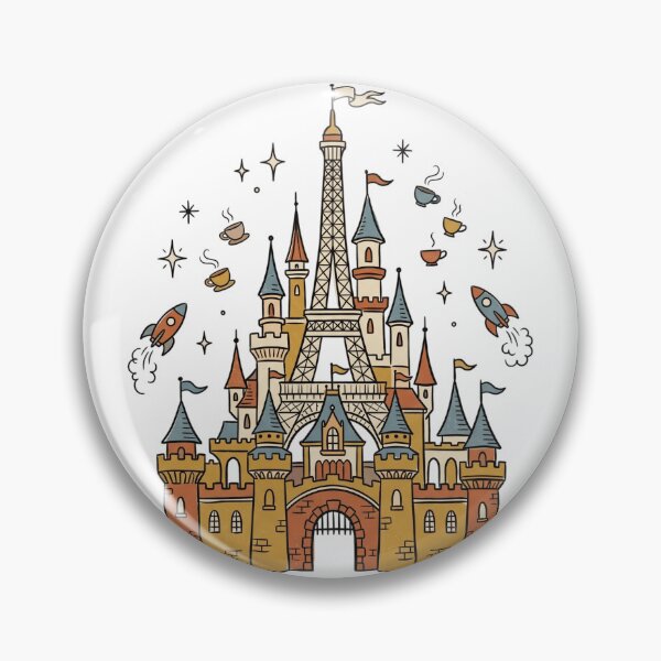 Item preview, Magical Disneyland Paris: Unique retro-style castle images. designed and sold by 1434s.