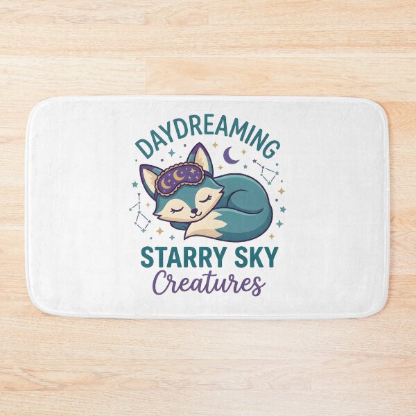 Item preview, Daydreaming Fox in Starry Night Sky Aesthetic designed and sold by dreephic22.