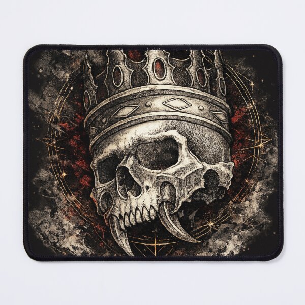 Item preview, Crowned Skull – Dark King Gothic Sticker designed and sold by KeiiMarket.