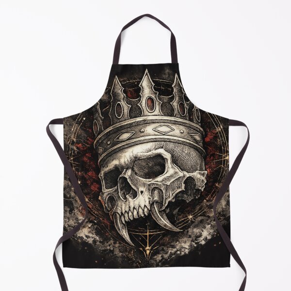 Item preview, Crowned Skull – Dark King Gothic Sticker designed and sold by KeiiMarket.