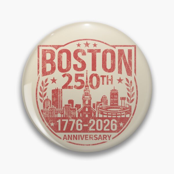 Artikelvorschau, 250 Jahre USA 1776–2026. Boston. Vintage. entworfen und verkauft von EunsooLee.