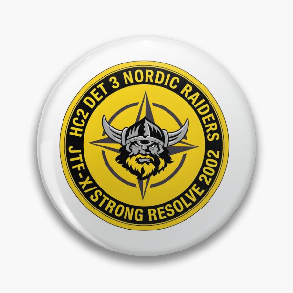 Item preview, Commemorative Deployment Insignia of US Navy Helicopter Combat Support Squadron 2 (HC-2), Detachment 3 "Nordic Raiders" – Exercise Strong Resolve 2002 designed and sold by CharlieDesings.