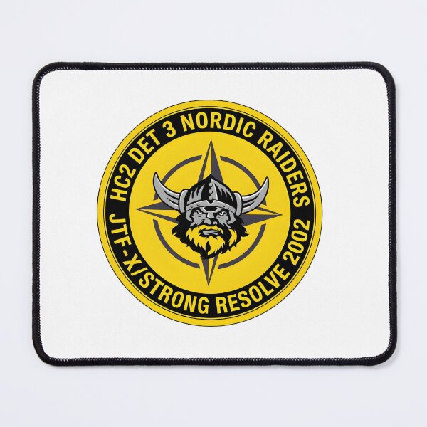 Item preview, Commemorative Deployment Insignia of US Navy Helicopter Combat Support Squadron 2 (HC-2), Detachment 3 "Nordic Raiders" – Exercise Strong Resolve 2002 designed and sold by CharlieDesings.