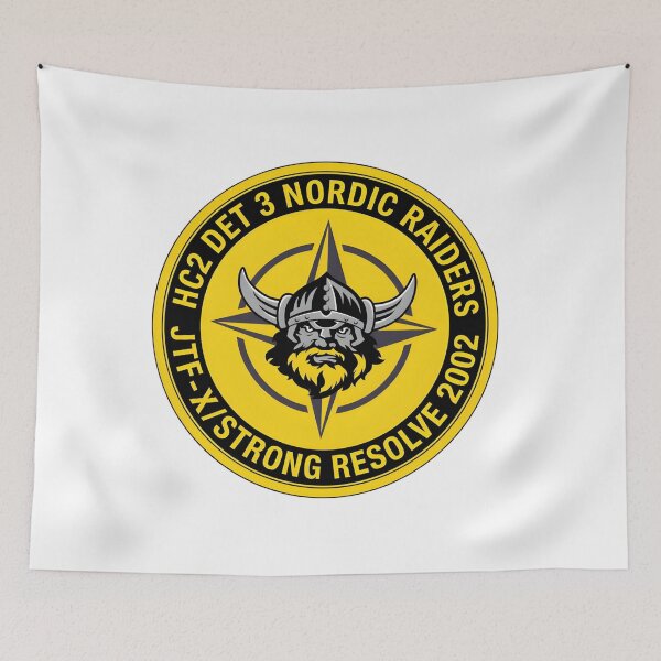 Item preview, Commemorative Deployment Insignia of US Navy Helicopter Combat Support Squadron 2 (HC-2), Detachment 3 "Nordic Raiders" – Exercise Strong Resolve 2002 designed and sold by CharlieDesings.