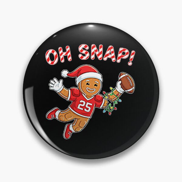 Item preview, Oh Snap Gingerbread Football designed and sold by graphixpolash.
