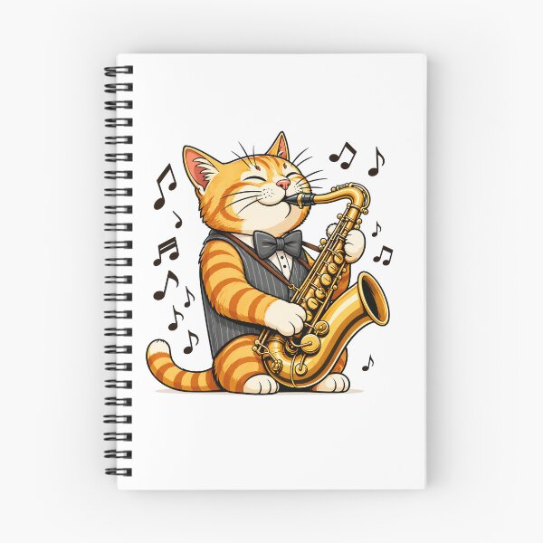 Item preview, The Meowzicians: Sax Cat designed and sold by neko-lyric.