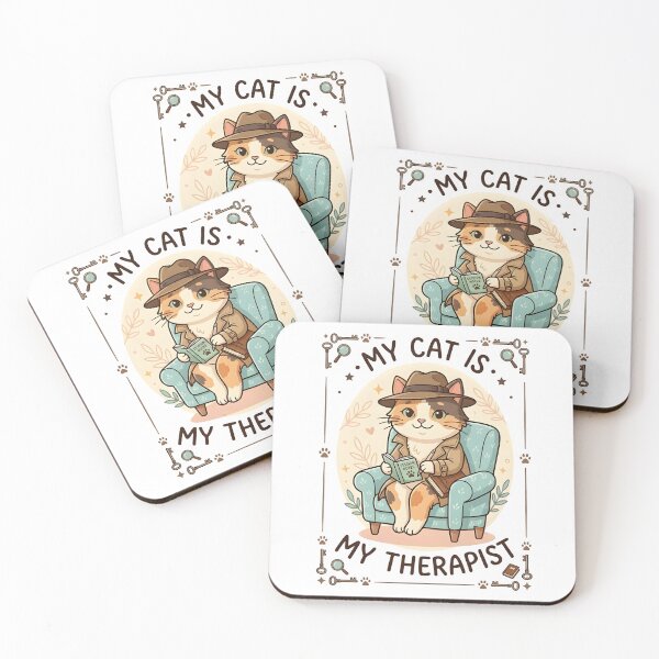 Item preview, My Cat Is My Therapist designed and sold by Martin's_Design.